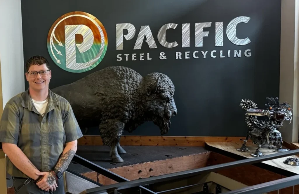 Eva Villasana, employee owner at Pacific Steel and Recycling